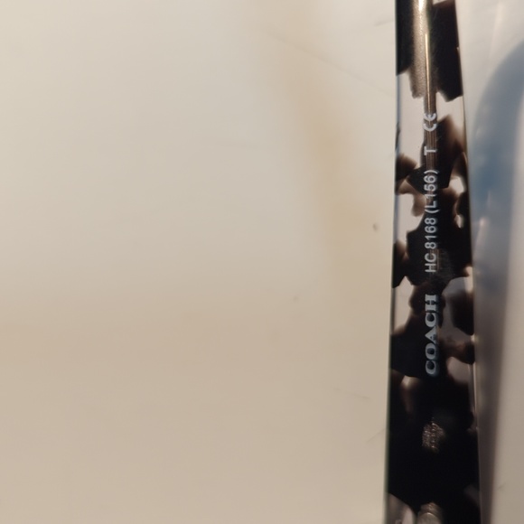 Coach Rx sunglasses frames w/ prescription lenses (need to be removed) - Picture 5 of 8